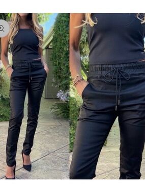 BEVY FLOG Black Track Joggers